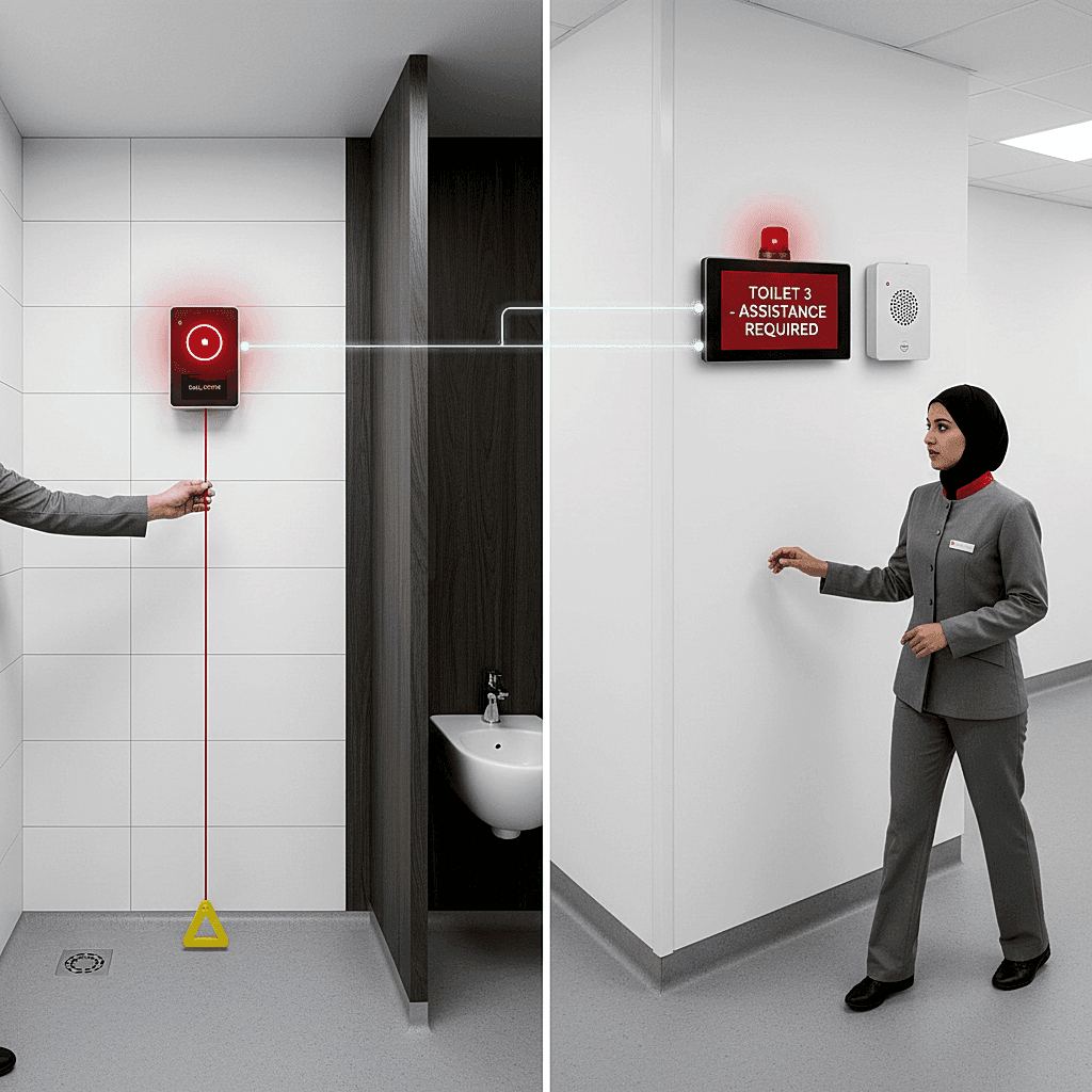 Disabled Toilet Alarm System